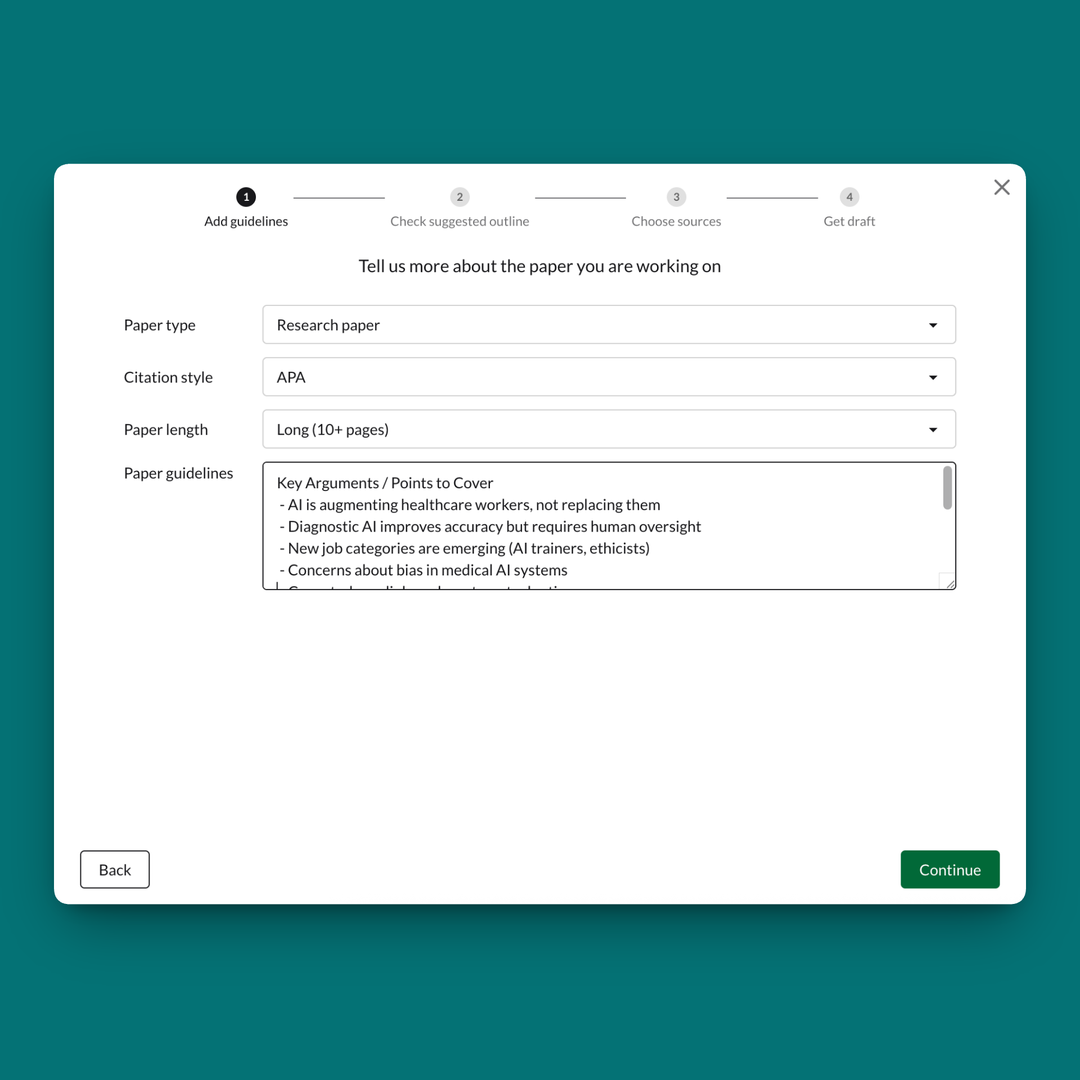 Guided brainstorming